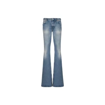 BALMAIN Logo embroidery Bootcut Jeans