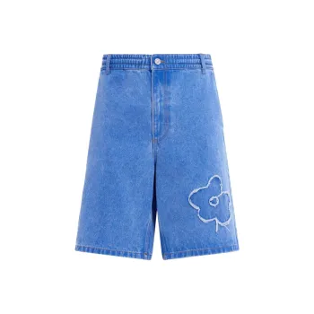 MARNI Patch Denim Shorts