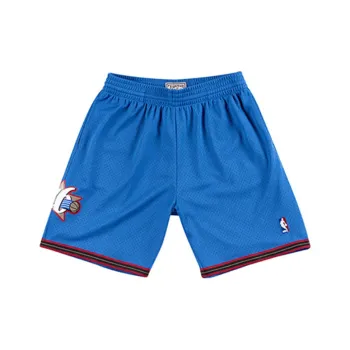 Mitchell Ness Basketball Shorts Men Blue