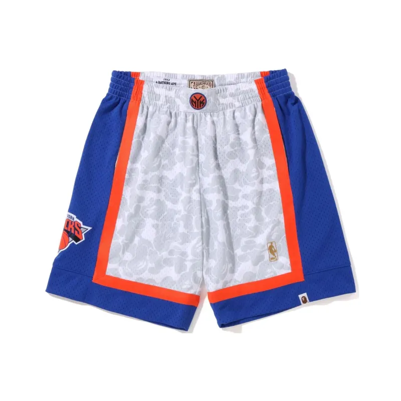 Bape X Mitchell & Ness New York Knicks Shorts-3