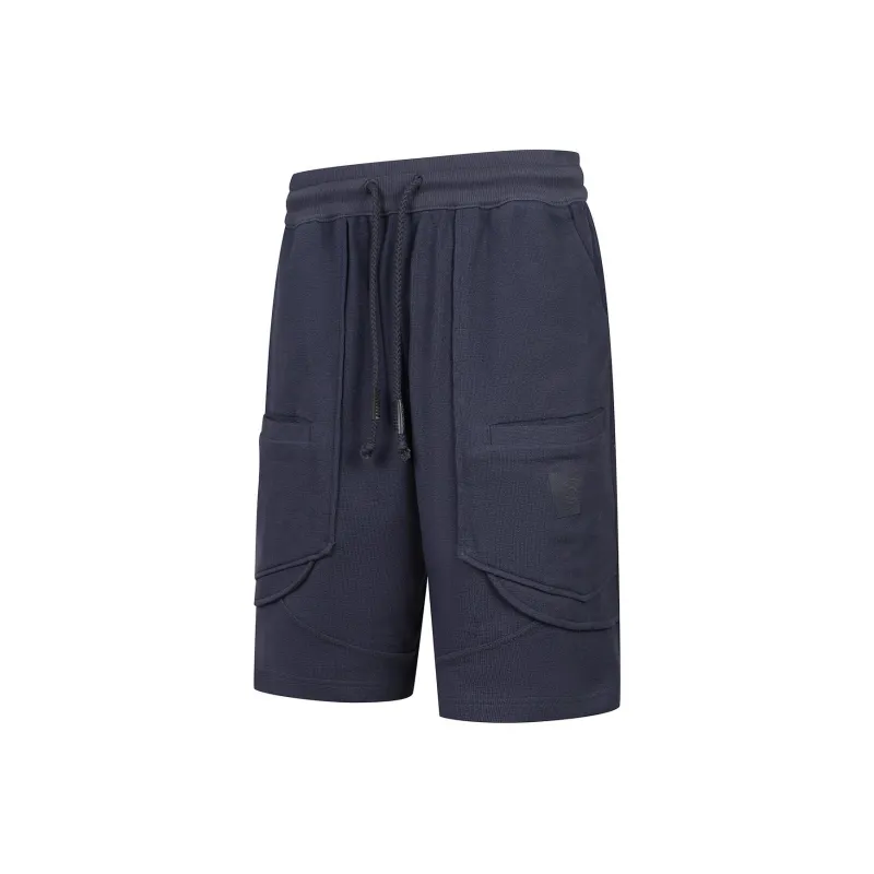 LiNing Li Ning X Jackie Chan Co branded Kung Fu Series Shorts Men's Black-0
