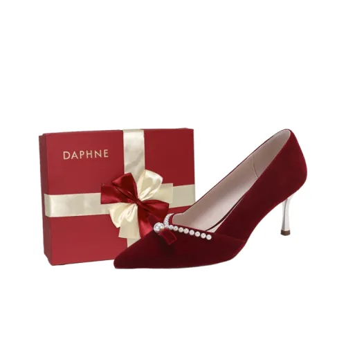 DAPHNE Slim Heel High Heels 5.5cm Women's Red
