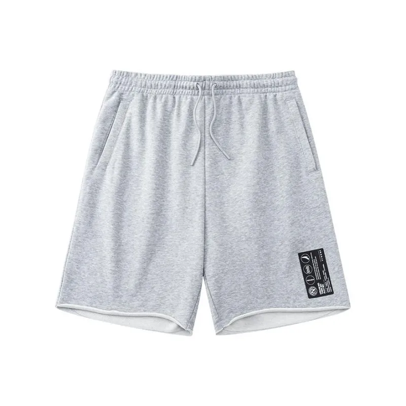 Anta SS22 Loose Fit Shorts Men's Gray-0