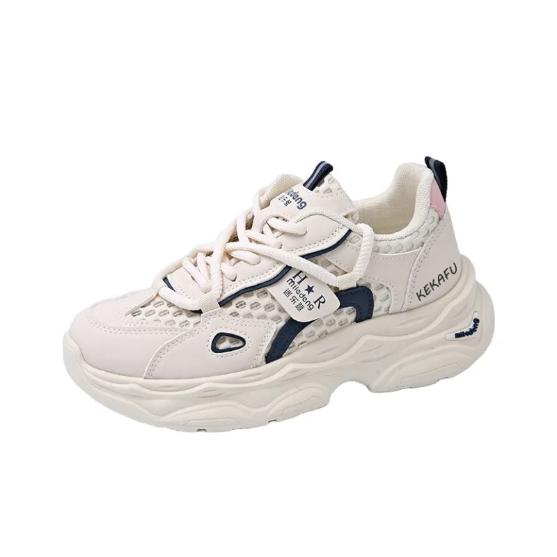 KEKAFU Breathable And Lightweight Low Top Chunky Sneakers Women's-4