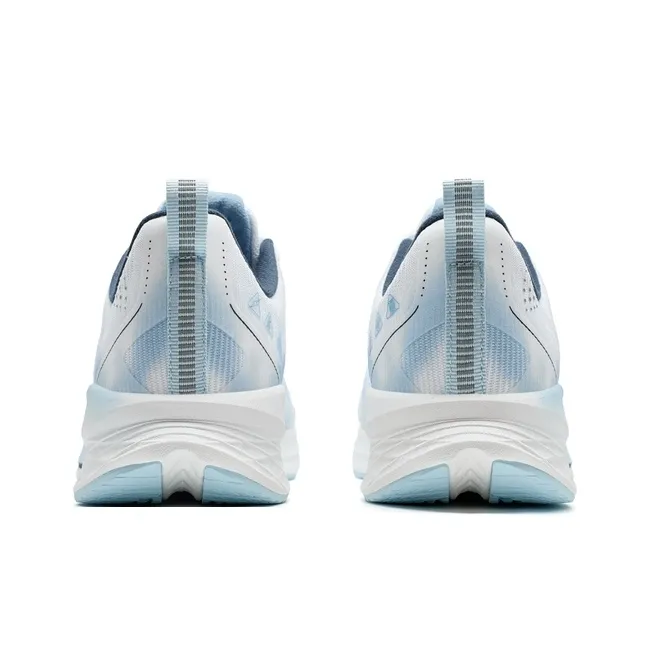 XTEP Speed 5.0LITE Cushioning Slip Resistant Low Top Running Shoes Men's White Blue-4