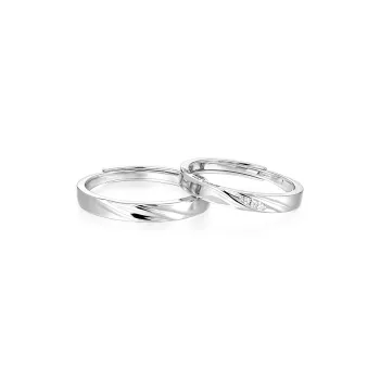 KADER 925 Sterling Silver Rings Unisex Silver
