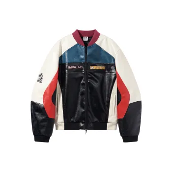 BLINDNOPLAN Puffer Jacket Unisex Blue & White & Black