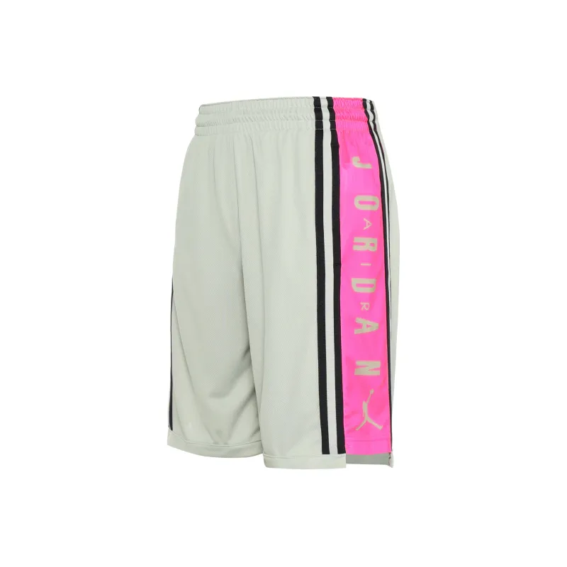 Jordan Basketball Shorts Men Gray Pink-0