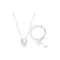 Peach Star Necklace & Bangle Set
