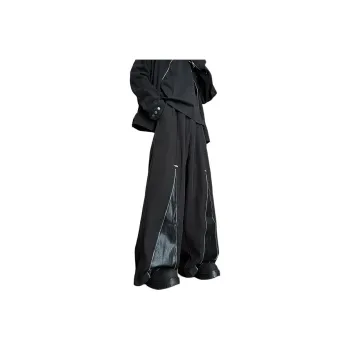 EYEUNDERSTAND Casual Pants Unisex Black