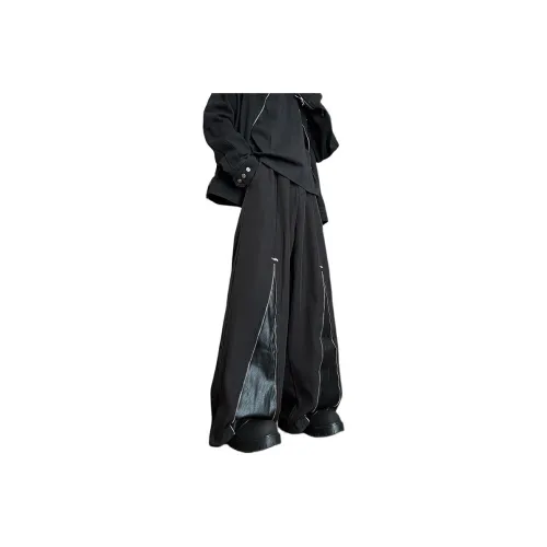 EYEUNDERSTAND Casual Pants Unisex Black