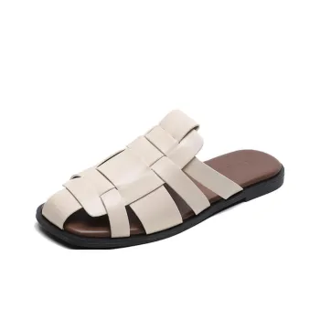 City Camel Rubber Sole Slip Resistant Closed Toe Slippers Women's