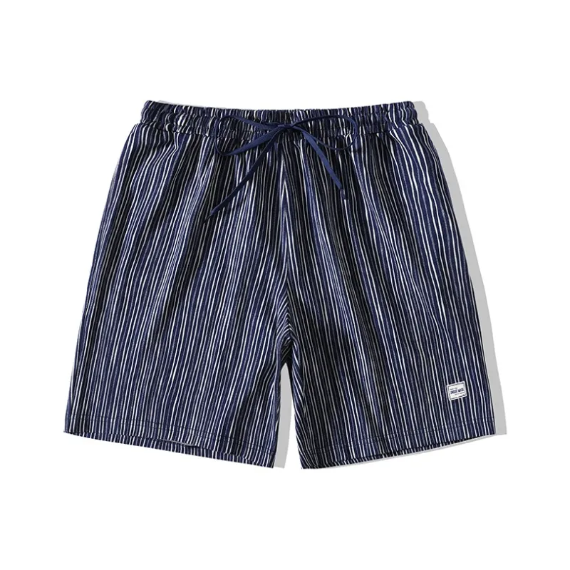 TEKABLU Casual Shorts Men's Nostalgic Blue-0