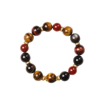 TIANTAISHAN Tiger's Eye Stone Bracelets Unisex
