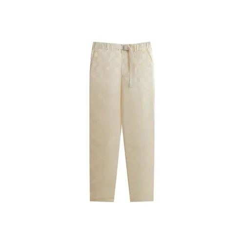 CROQUIS Casual Pants Unisex 966 Black Gray Stripes/Checkered