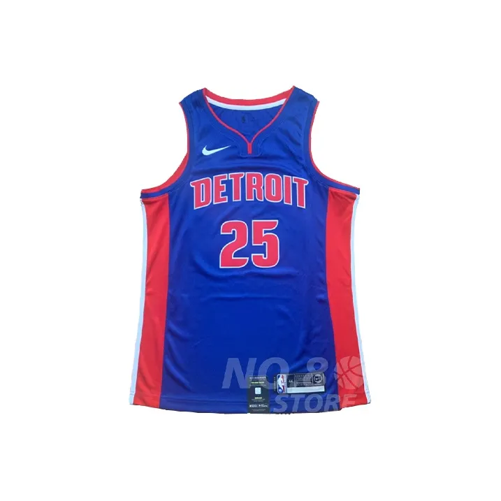 Nike Jersey NBA Jersey Icon Edition Basketball Jersey Men's Blue-0
