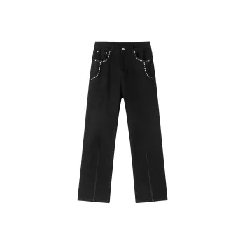 XINYINSU FW24 Jeans Unisex Black