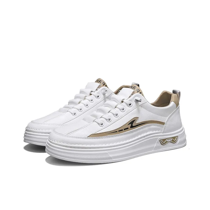 Frank Mully Height Increasing Abrasion Resistant Lightweight Low Top Skateboard Shoes Men's-4
