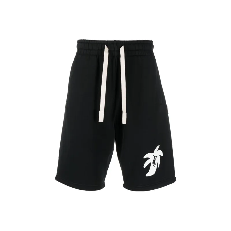 PALM ANGELS Hunter Graphic print Track Shorts-0