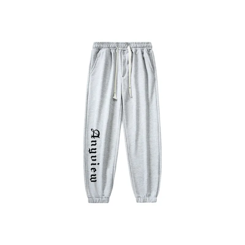 Anyveiw Casual Pants Unisex Black-8