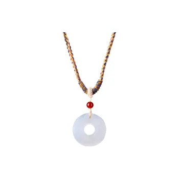 Stone Notes Chalcedony Necklaces Unisex