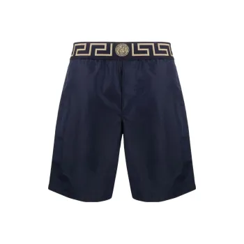 VERSACE Greca Waistband Swim Shorts