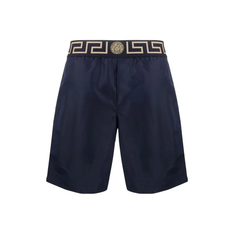 VERSACE Greca Waistband Swim Shorts-0