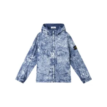 STONE ISLAND White Pigment Paracadute Stretch TC Jacket