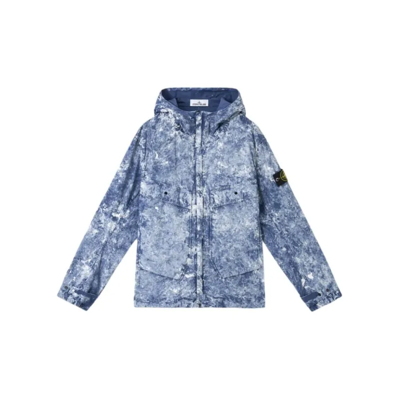 STONE ISLAND White Pigment Paracadute Stretch TC Jacket-0