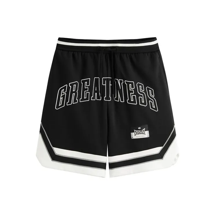 Everlast X PEACEBIRD MEN EVERLAST Casual Shorts Men Black-0