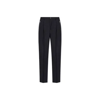 ETRO Pressed Crease Pleated Trousers