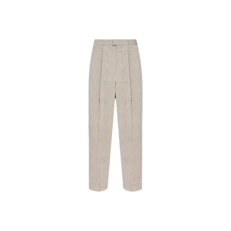 Bottega Veneta Creased Trousers-0