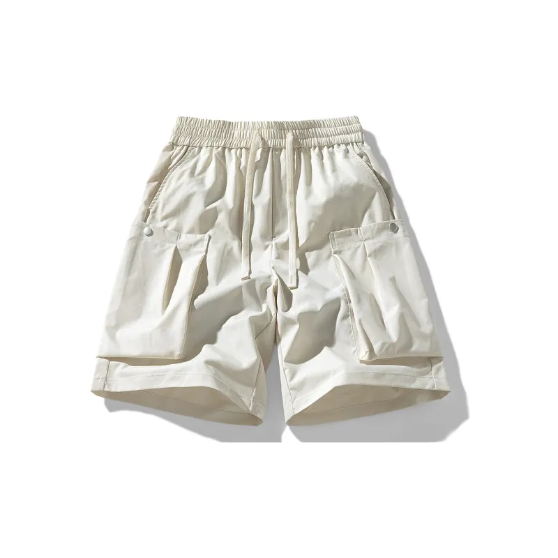 NOTFORMAD Cargo Shorts Unisex Apricot-0