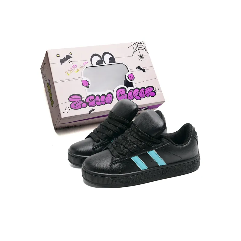 Z.SUO Skateboard Shoes Unisex Low Top White-20