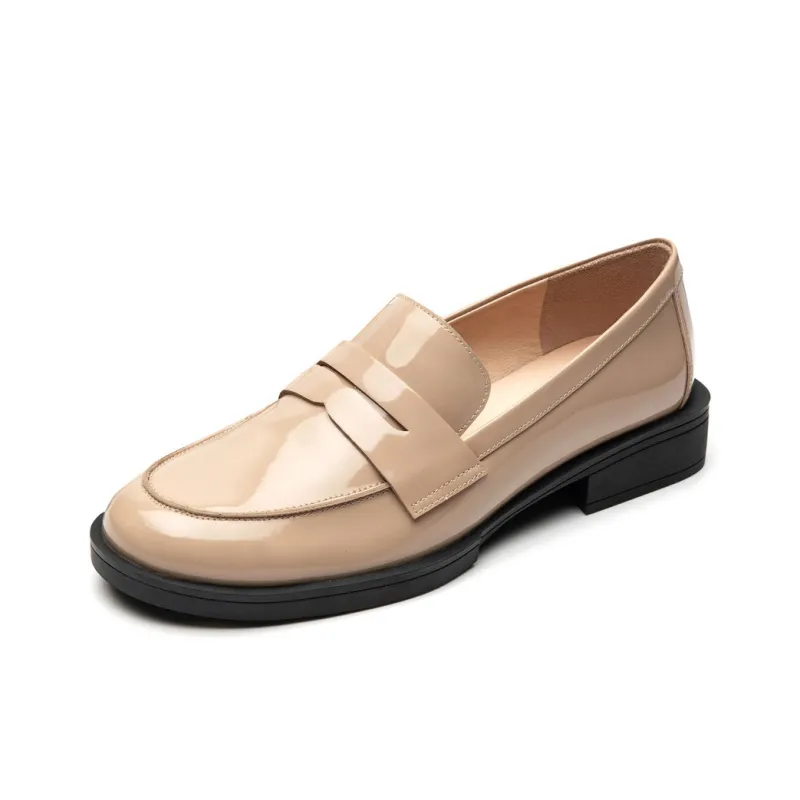 Le Saunda Loafers Women's Solid Color-7