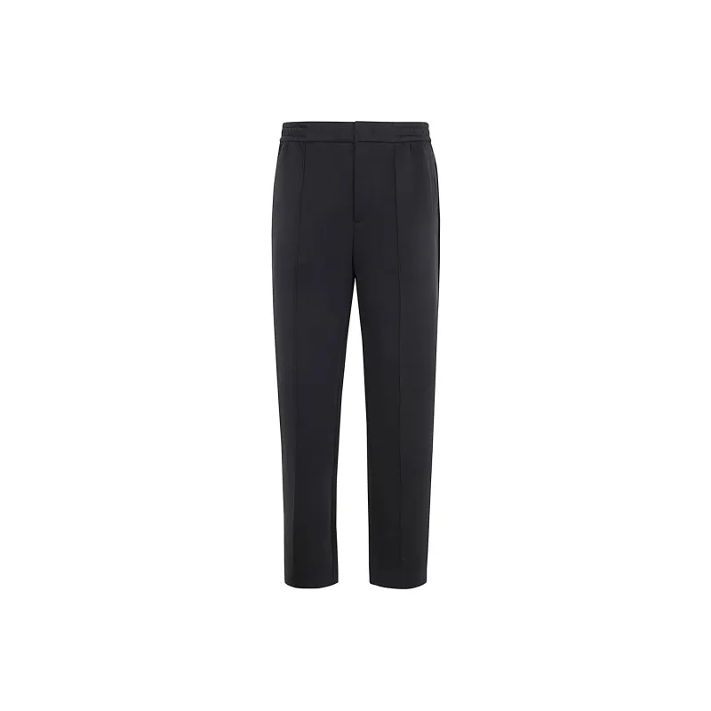 EMPORIO ARMANI Raised Seam Straight Leg Track Pants-0
