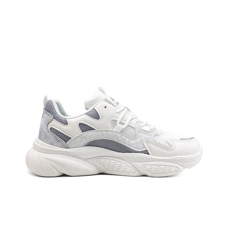Warrior Abrasion Resistant Lightweight Height Increasing Low Top Chunky Sneakers Men's-1