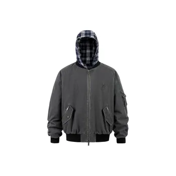 8FF Puffer Jacket Unisex Black Sand Gray