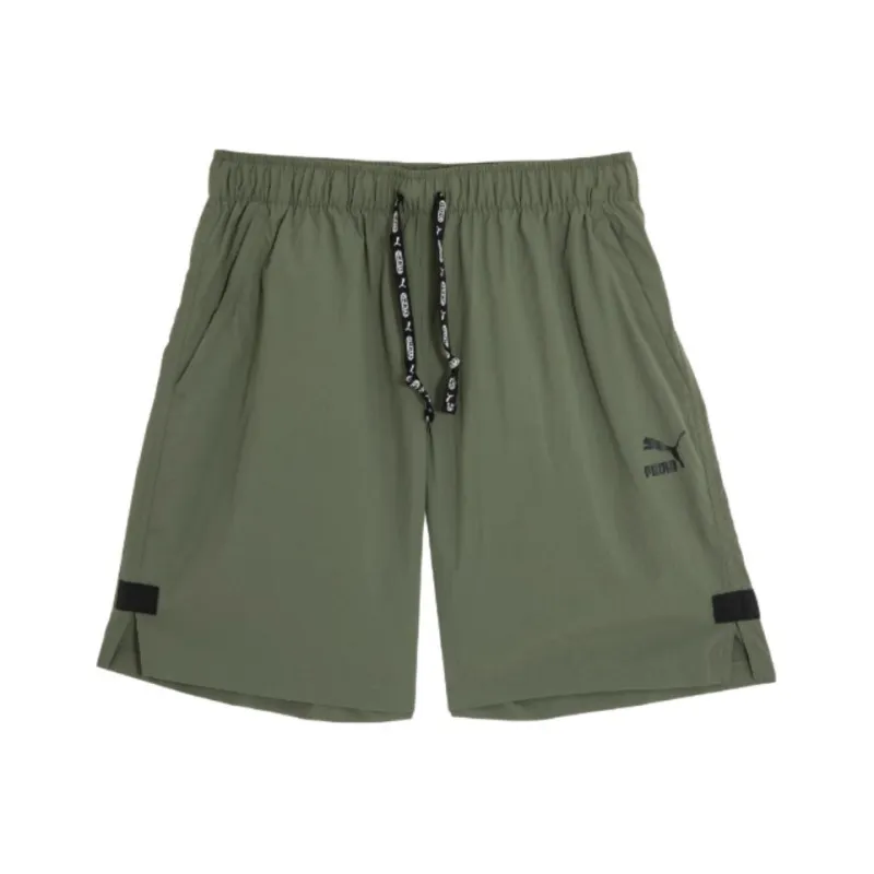 PUMA Casual Shorts Men's Army Green-0