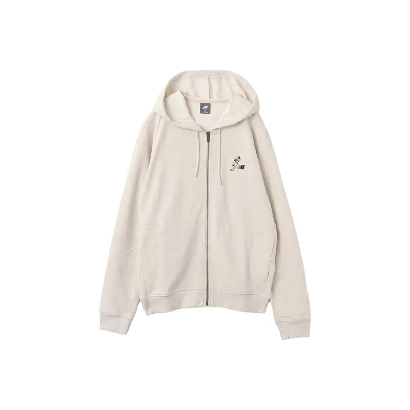 New Balance Shogo Otsuka Baseball Jacket Unisex Oat Heather-0