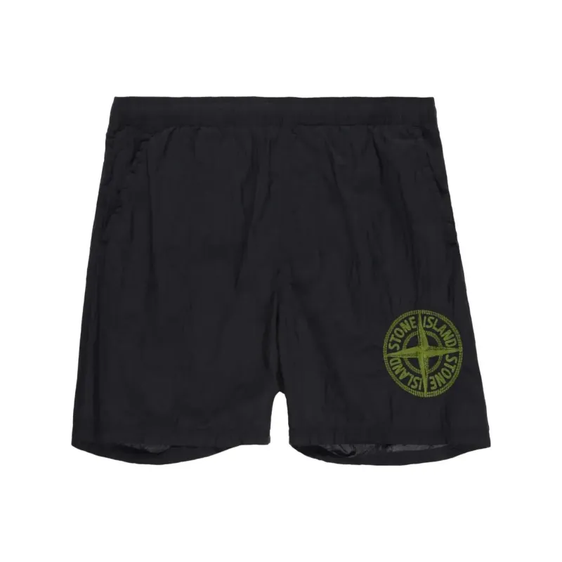 STONE ISLAND Casual Shorts Men Black-0