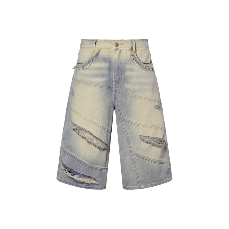 ROCAWEAR Denim Shorts Unisex Light Blue-0