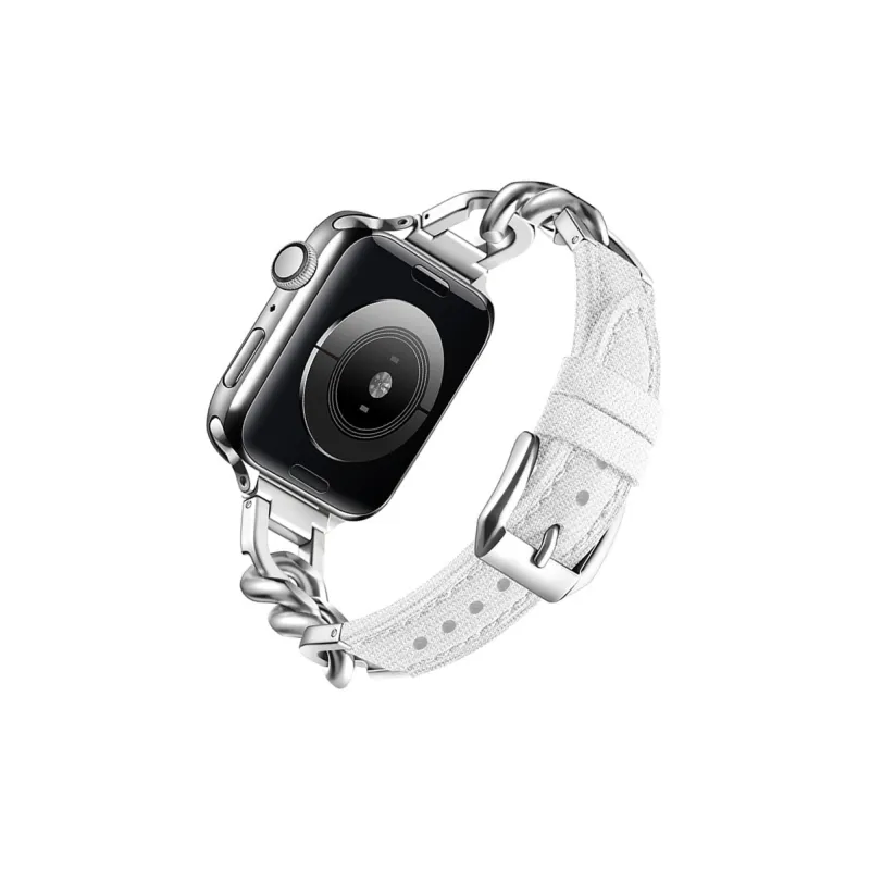 ZHENGGUANG Watch Band Apple Compatibility Artificial Leather Material-1