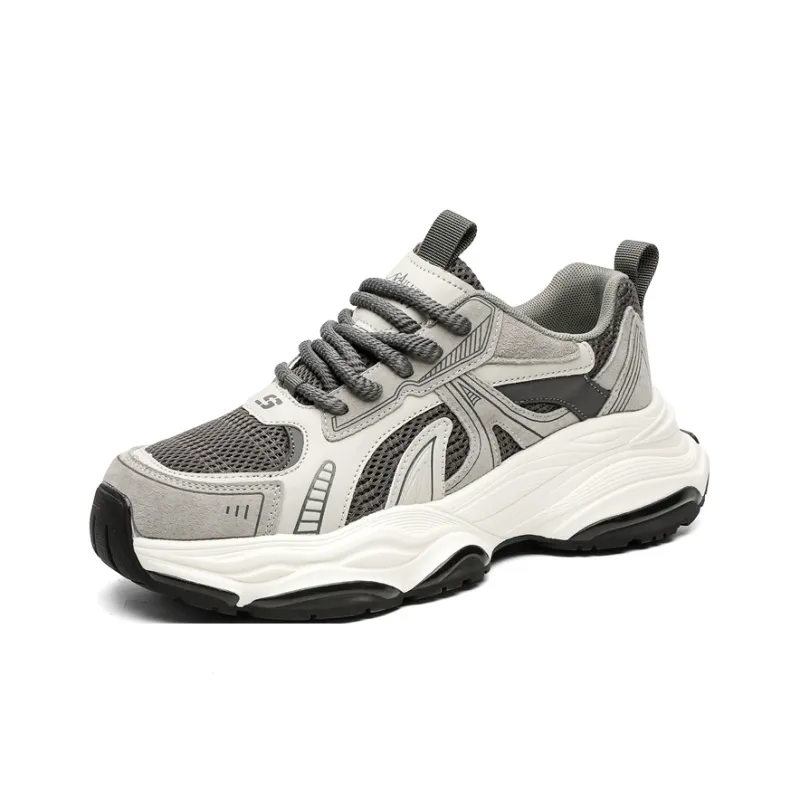 ABCIU Abrasion Resistant, Breathable, Lightweight Low Top Chunky Sneakers Men's-1