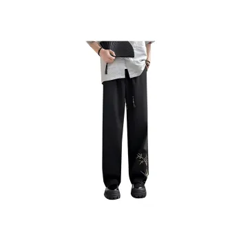 AMANDA BY Casual Pants Summer Men's Black