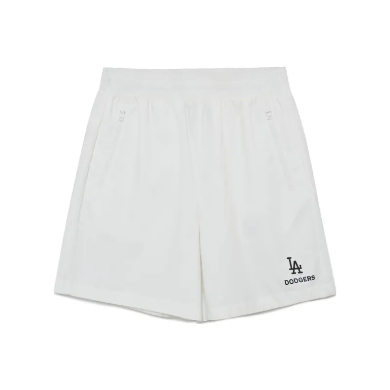MLB Basic Medium Logo Casual Shorts Unisex White-0