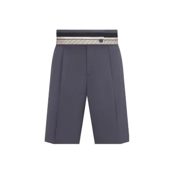 DIOR Stripe Detailed Bermuda Shorts