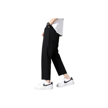 JEANSWEST Casual Pants Unisex Black