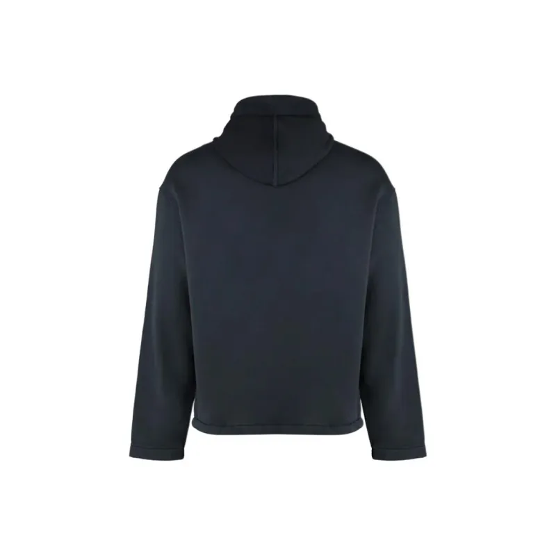 C.P.Company Brushed And Emerized Diagonal Fleece Hooded Utility Sweatshirt-1