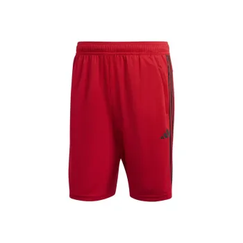 Adidas Train Essentials PiquÉ 3 Stripes Training Shorts Casual Shorts Men's Scarlet